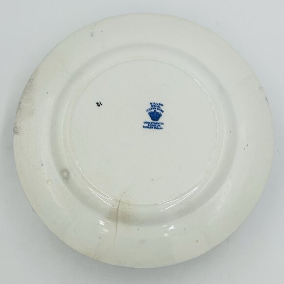 John Steventon & Sons Burslem England Willow Royal Venton Ware 10" Dinner Plate - Picture 5 of 6